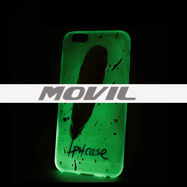 NP-2553 Funda Helado con noctilucentes de TPU para Apple iPhone 6-8